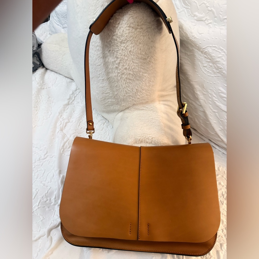 Gianni Chiarini Elegant Tan Leather Shoulder Bag